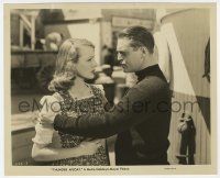 1m921 THUNDER AFLOAT 8.25x10 still '39 Chester Morris stares angrily at pretty Virginia Grey!
