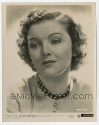 1m929 TO MARY - WITH LOVE 8x10.25 still '36 head & shoulders portrait of pretty Myrna Loy!