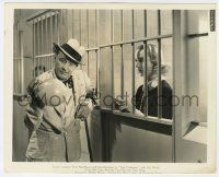 1m938 TRUE CONFESSION 8x10 key book still '37 Carole Lombard talks to Barrymore through jail bars!