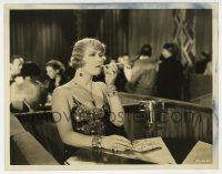 1m943 UNKNOWN ACTRESS 8x10.25 still '30s great image of woman with jewelry & cigarette holder!