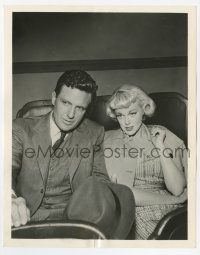 1m948 UNTOUCHABLES TV 7.25x9 still '60 Robert Stack & Jan Sterling in Kiss of Death Girl!