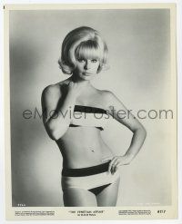 1m951 VENETIAN AFFAIR 8x10.25 still '67 full-length close up of sexy Elke Sommer in skimpy bikini!