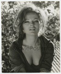 1m956 VIRNA LISI 8.25x10 still '50s super sexy young portrait showing cleavage by Frontoni!