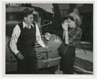 1m961 WALK SOFTLY STRANGER candid 8.25x10 still '48 Valli taking pictures on the set by Longet!