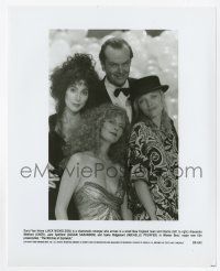 1m980 WITCHES OF EASTWICK 8x10 still '87 Jack Nicholson, Cher, Susan Sarandon, Michelle Pfeiffer!