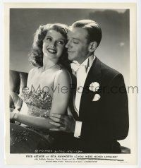 1m992 YOU WERE NEVER LOVELIER 8.25x10 still '42 romantic c/u of sexy Rita Hayworth & Fred Astaire!