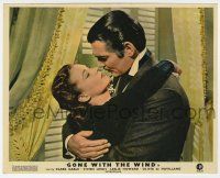 1m032 GONE WITH THE WIND color English FOH LC R70s best close up of Clark Gable & Vivien Leigh!