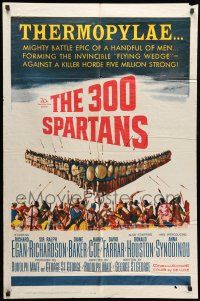 1p006 300 SPARTANS 1sh '62 Richard Egan, the mighty battle of Thermopylae!