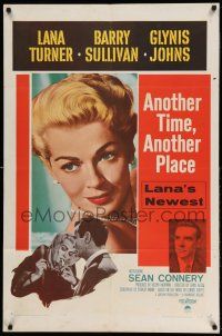 1p042 ANOTHER TIME ANOTHER PLACE 1sh '58 sexy Lana Turner has an affair with young Sean Connery!