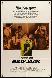 1p098 BILLY JACK 1sh '71 Tom Laughlin, Delores Taylor, most unusual boxoffice success ever!