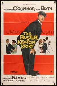 1p147 BUSTER KEATON STORY 1sh '57 Donald O'Connor as The Great Stoneface comedian, Ann Blyth
