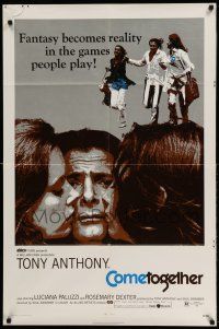 1p195 COMETOGETHER 1sh '71 Tony Anthony, Luciana Paluzzi, fantasy becomes reality!