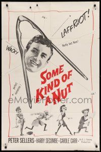 1p263 DOWN AMONG THE Z MEN 1sh '60 art of wacky Peter Sellers, Some Kind of a Nut!