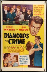 1p446 HI DIDDLE DIDDLE 1sh R50 Adolphe Menjou, Martha Scott, Pola Negri, Diamonds and Crime!