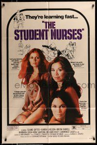 1p879 STUDENT NURSES 1sh '70 ultra sexy hospital gals who are learning fast!