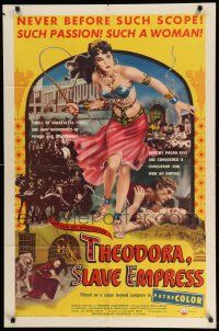 1p905 THEODORA SLAVE EMPRESS 1sh '54 Georges Marchal & pretty Gianna Maria Canale!