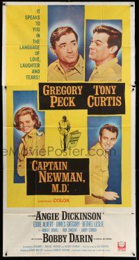 1r743 CAPTAIN NEWMAN, M.D. 3sh '64 Gregory Peck, Tony Curtis, Angie Dickinson, Bobby Darin