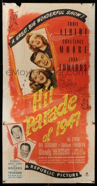1r807 HIT PARADE OF 1947 3sh '47 Eddie Albert, Constance Moore, Joan Edwards, Woody Herman