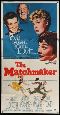 1r846 MATCHMAKER 3sh '58 Shirley Booth, Shirley MacLaine, Anthony Perkins, Paul Ford