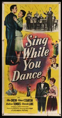 1r915 SING WHILE YOU DANCE 3sh '46 Ellen Drew, Kirby Grant & Andrew Tombes singing & dancing!