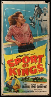 1r927 SPORT OF KINGS 3sh '47 Paul Campbell, Gloria Henry, horse racing romance in Kentucky!