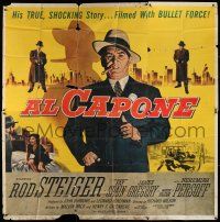 1r102 AL CAPONE 6sh '59 Reynold Brown art of Rod Steiger as the most notorious gangster in history!
