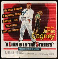 1r138 LION IS IN THE STREETS 6sh '53 the gutter was James Cagney's throne, sexy Anne Francis!