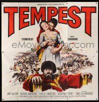 1r198 TEMPEST 6sh '59 Van Heflin, Silvana Mangano, Viveca Lindfors as Catherine the Great!