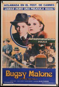 1r251 BUGSY MALONE Argentinean '76 Jodie Foster, Scott Baio, different image of juvenile gangsters!