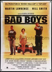 1r449 BAD BOYS Italian 1p '95 Will Smith, Martin Lawrence, Tea Leoni, directed by Michael Bay!