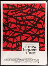 1r578 LAST TEMPTATION OF CHRIST Italian 1p '88 directed by Martin Scorsese, art by Joseph Caroff!