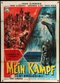 1r659 SECRETS OF THE NAZI CRIMINALS Italian 1p '62 Mein Kampf II, Swedish WWII documentary!