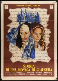 1r690 UNHOLY CONVENT Italian 1p '73 Catherine Spaak & Suzy Kendall, Le journal intime d'une nonne!