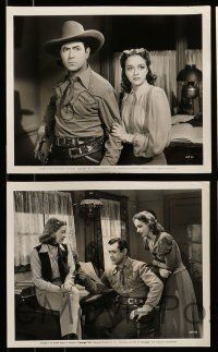 1s665 ARIZONA CYCLONE 5 8x10 stills '41 Johnny Mack Brown, Fuzzy Knight, Nell O'Day, Adams!