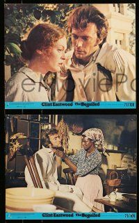 1s032 BEGUILED 6 8x10 mini LCs '71 Clint Eastwood & Geraldine Page, directed by Don Siegel