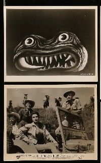 1s375 BLACK SCORPION 9 8x10 stills '57 wacky creature that looks more laughable than horrible!