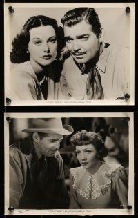 1s141 BOOM TOWN 15 8x10 stills '40 Hedy Lamarr & Claudette Colbert, Clark Gable & Spencer Tracy!