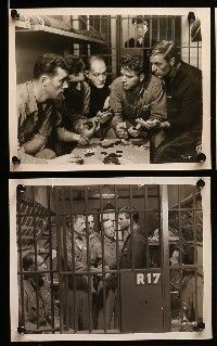 1s318 BRUTE FORCE 10 8x10 stills '47 Burt Lancaster & prisoners plan the escape, Jules Dassin!