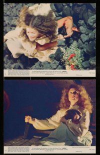 1s005 CARRIE 9 8x10 mini LCs '76 Stephen King, Sissy Spacek & crazy mother Piper Laurie!