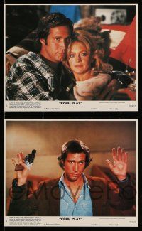 1s048 FOUL PLAY 4 8x10 mini LCs '78 sexy Goldie Hawn & Chevy Chase, Dudley Moore!