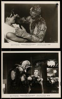 1s750 FRANKENSTEIN MEETS THE SPACE MONSTER 4 8x10 stills '65 great wacky monster and sci-fi images!