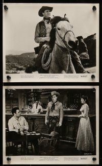 1s339 GUN THE MAN DOWN 10 8x10 stills '56 James Arness terrorized the West in search of killers!