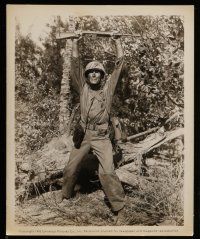 1s754 GUNG HO 4 8x10 stills '43 Randolph Scott, battle cry of the marine raiders, risky stunt!
