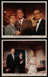 1s002 MAN WHO KNEW TOO MUCH 12 color 8x10 stills '56 James Stewart & Doris Day, Alfred Hitchcock