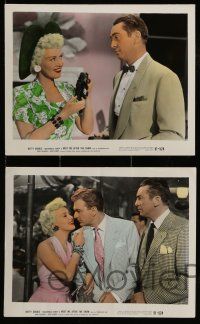 1s050 MEET ME AFTER THE SHOW 4 color 8x10 stills '51 all with sexy Betty Grable + Albert, Carey!