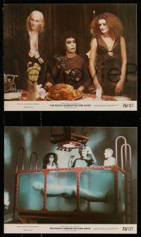 1s062 ROCKY HORROR PICTURE SHOW 3 8x10 mini LCs '75 Tim Curry, Richard O'Brien & Patricia Quinn!