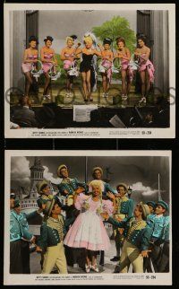 1s067 WABASH AVENUE 3 color 8x10 stills '50 all with sexy Betty Grable + dancers!