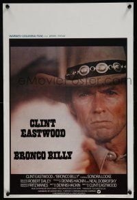 1t680 BRONCO BILLY Belgian '80 close-up of director & star Clint Eastwood!