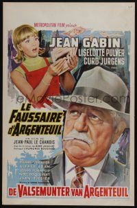 1t719 GARDENER OF ARGENTEUIL Belgian '66 great different art of Jean Gabin, Pulver with much money