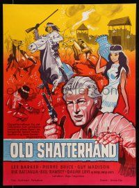 1t504 OLD SHATTERHAND Danish '64 Lex Barker, Guy Madison, Pierre Brice as Winnetou